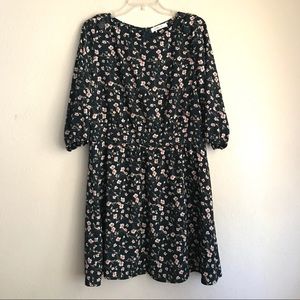 ModCloth Jessy B Floral Shift Dress, XL